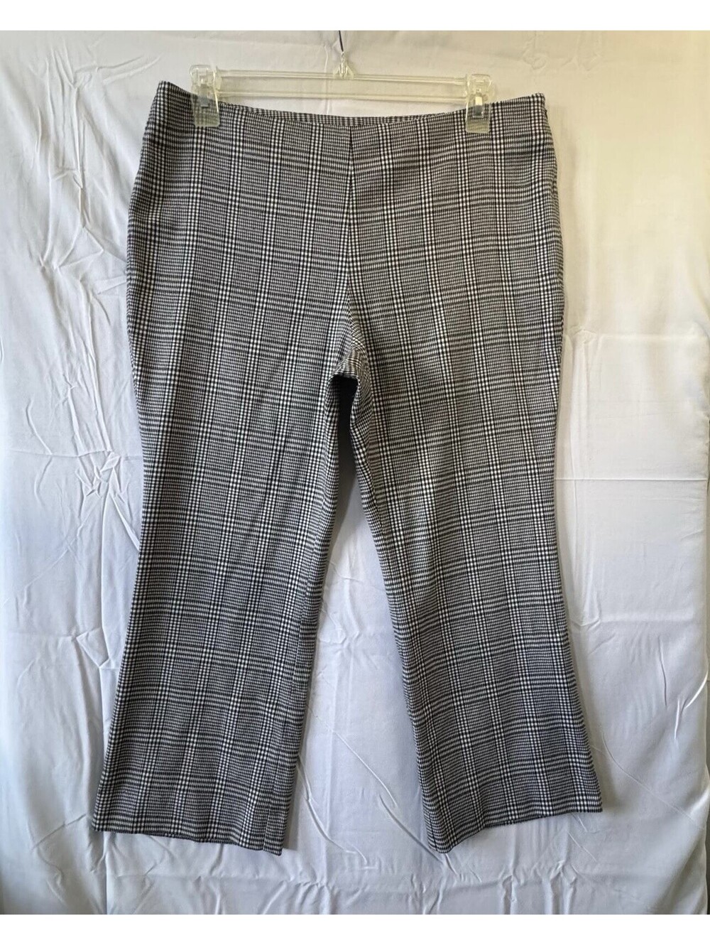 Worthington Pants 14 Black White Houndstooth Modern Fit Work